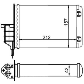 šilumokaitis, salono šildymas MAHLE AH 18 000S