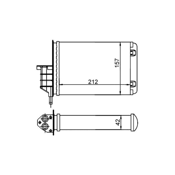šilumokaitis, salono šildymas MAHLE AH 18 000S