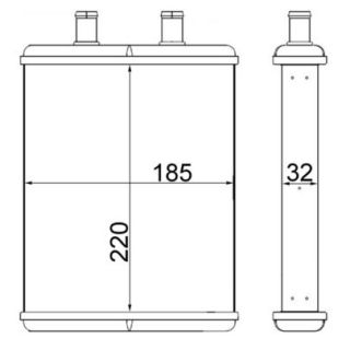 šilumokaitis, salono šildymas MAHLE AH 2 000S