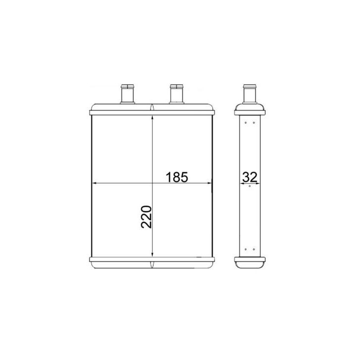 šilumokaitis, salono šildymas MAHLE AH 2 000S