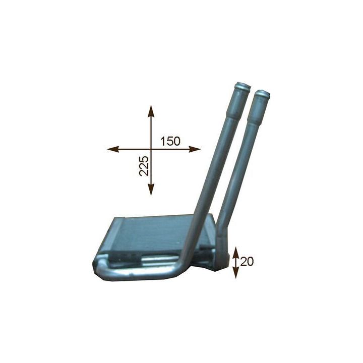 šilumokaitis, salono šildymas MAHLE AH 202 000P