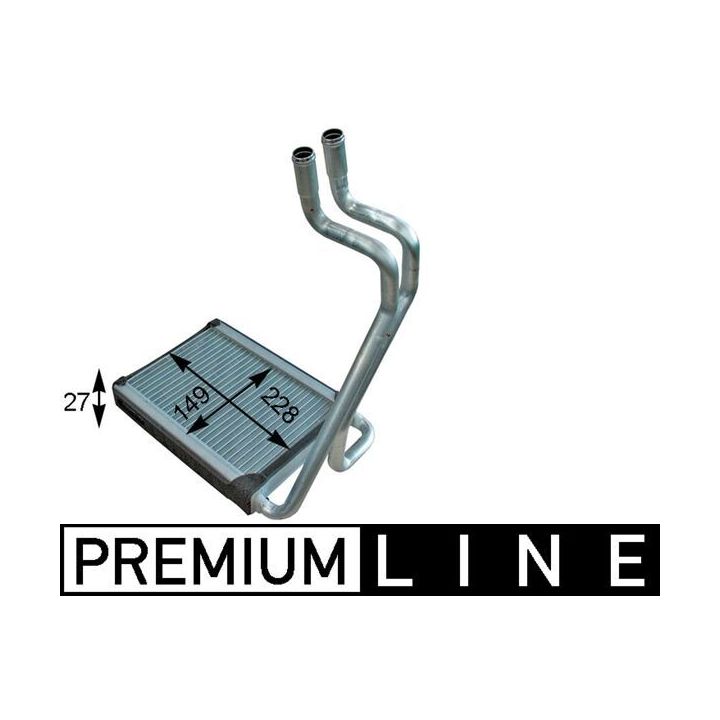 šilumokaitis, salono šildymas MAHLE AH 204 000P