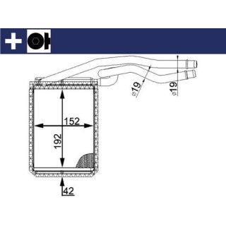 šilumokaitis, salono šildymas MAHLE AH 22 000S
