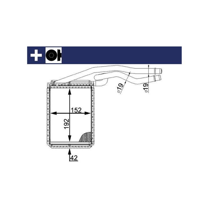 šilumokaitis, salono šildymas MAHLE AH 22 000S