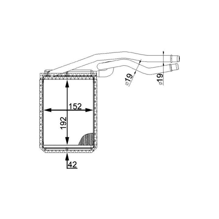 šilumokaitis, salono šildymas MAHLE AH 22 000S