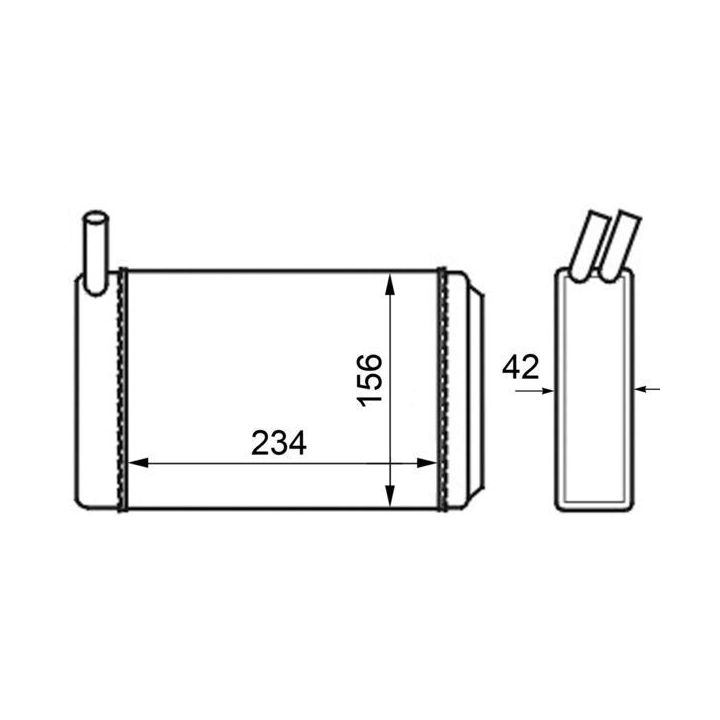 šilumokaitis, salono šildymas MAHLE AH 39 000S