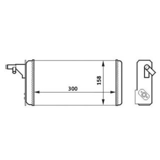 šilumokaitis, salono šildymas MAHLE AH 40 000S