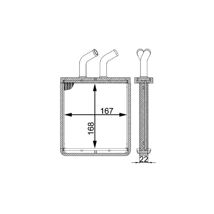 šilumokaitis, salono šildymas MAHLE AH 55 000S