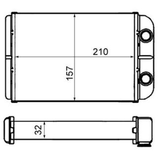 šilumokaitis, salono šildymas MAHLE AH 58 000S