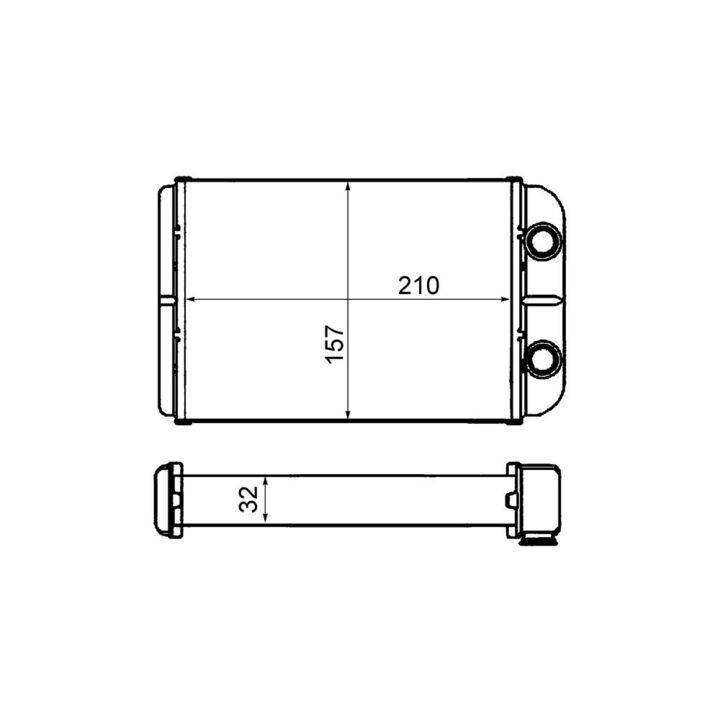 šilumokaitis, salono šildymas MAHLE AH 58 000S