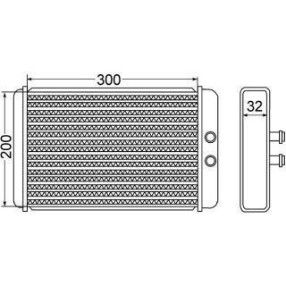 šilumokaitis, salono šildymas MAHLE AH 61 000S