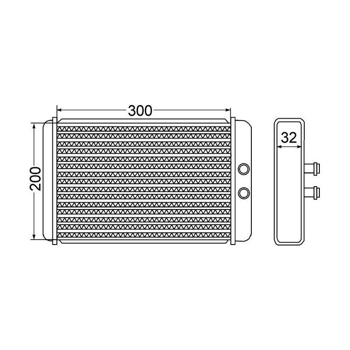 šilumokaitis, salono šildymas MAHLE AH 61 000S