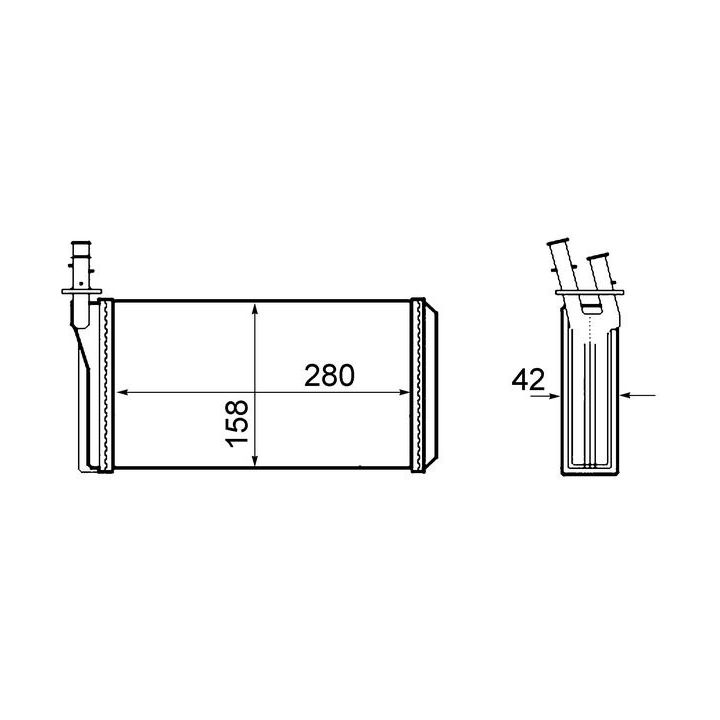 šilumokaitis, salono šildymas MAHLE AH 63 000S