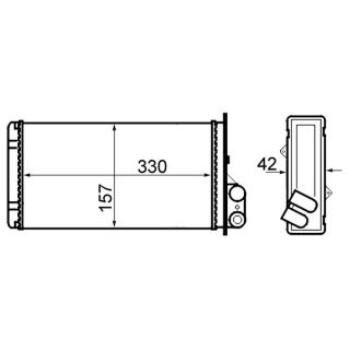 šilumokaitis, salono šildymas MAHLE AH 66 000S