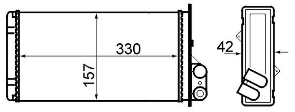 šilumokaitis, salono šildymas MAHLE AH 66 000S