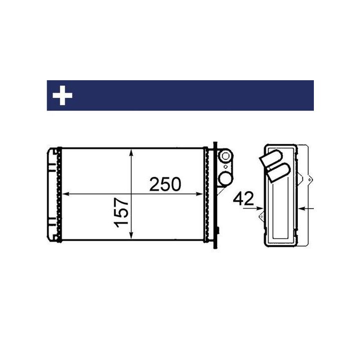 šilumokaitis, salono šildymas MAHLE AH 67 000S