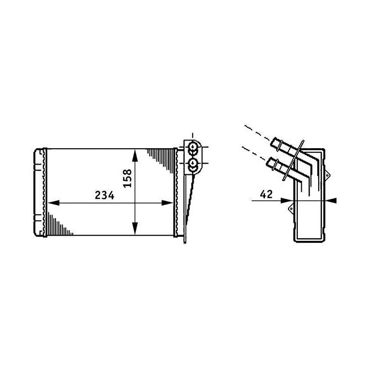 šilumokaitis, salono šildymas MAHLE AH 73 000S