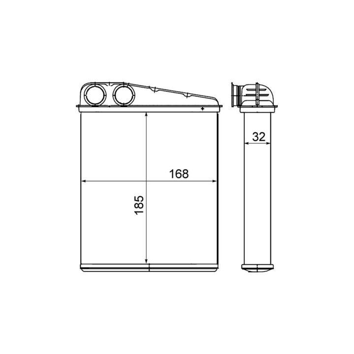 šilumokaitis, salono šildymas MAHLE AH 8 000S