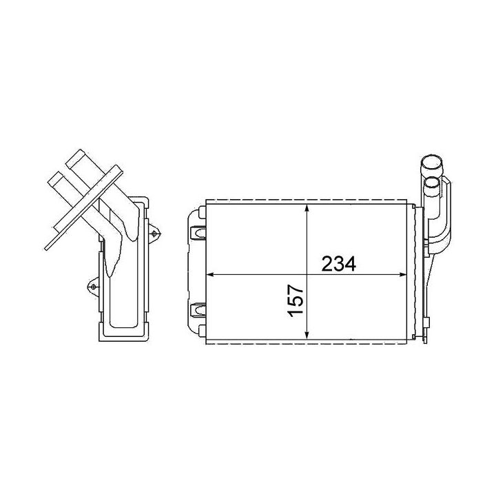šilumokaitis, salono šildymas MAHLE AH 99 000S