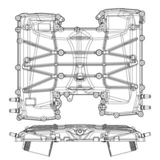 Tarpinis suslėgto oro aušintuvas, kompresorius MAHLE CI 408 000P