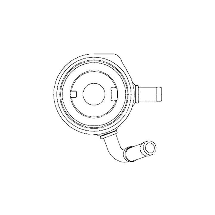 Alyvos aušintuvas, variklio alyva MAHLE CLC 195 000S