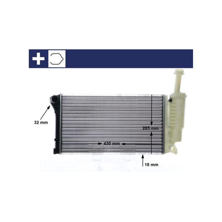 Radiatorius, variklio aušinimas MAHLE CR 10 000S