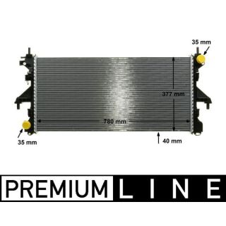 Radiatorius, variklio aušinimas MAHLE CR 1069 000P