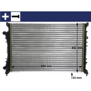 Radiatorius, variklio aušinimas MAHLE CR 1110 000S