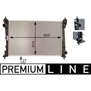 Radiatorius, variklio aušinimas MAHLE CR 1112 000P