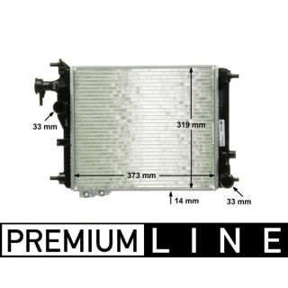 Radiatorius, variklio aušinimas MAHLE CR 1115 000P