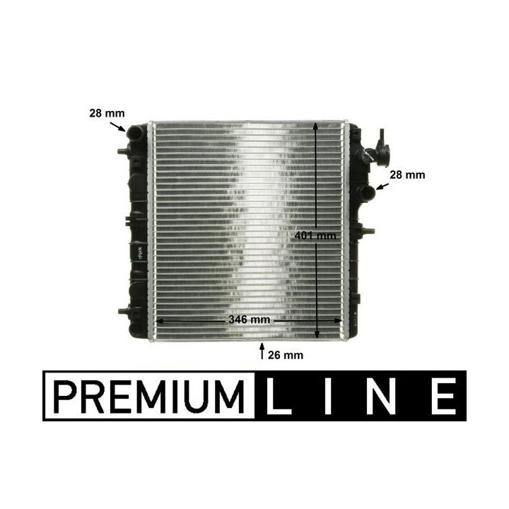 Radiatorius, variklio aušinimas MAHLE CR 1116 000P