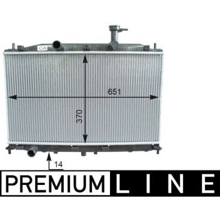 Radiatorius, variklio aušinimas MAHLE CR 1119 000P