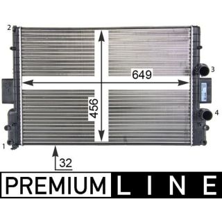 Radiatorius, variklio aušinimas MAHLE CR 1254 000P
