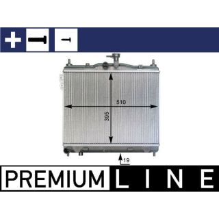 Radiatorius, variklio aušinimas MAHLE CR 1277 000P