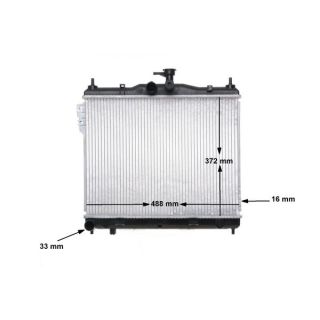Radiatorius, variklio aušinimas MAHLE CR 1277 000S