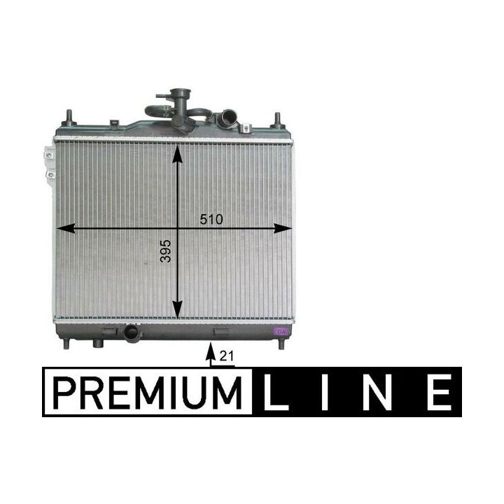 Radiatorius, variklio aušinimas MAHLE CR 1279 000P