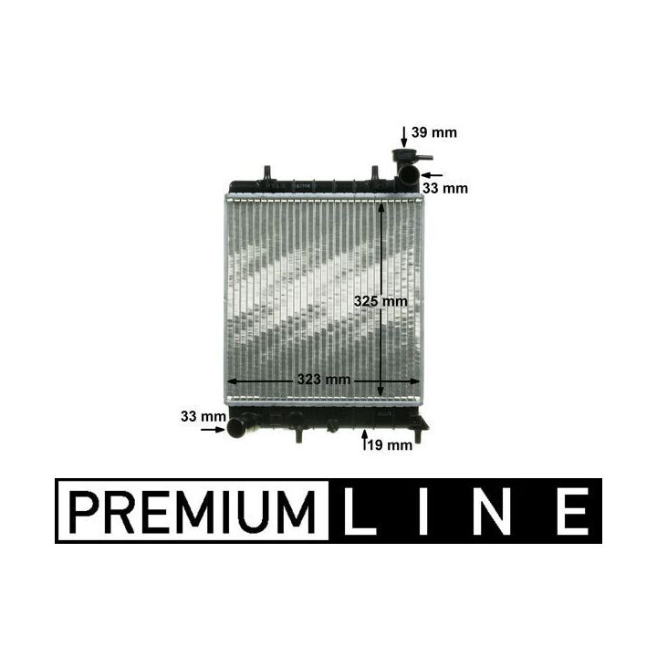 Radiatorius, variklio aušinimas MAHLE CR 1281 000P