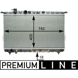 Radiatorius, variklio aušinimas MAHLE CR 1291 000P