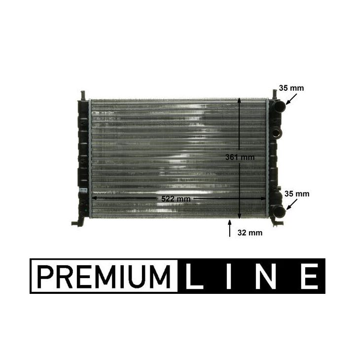 Radiatorius, variklio aušinimas MAHLE CR 130 000P