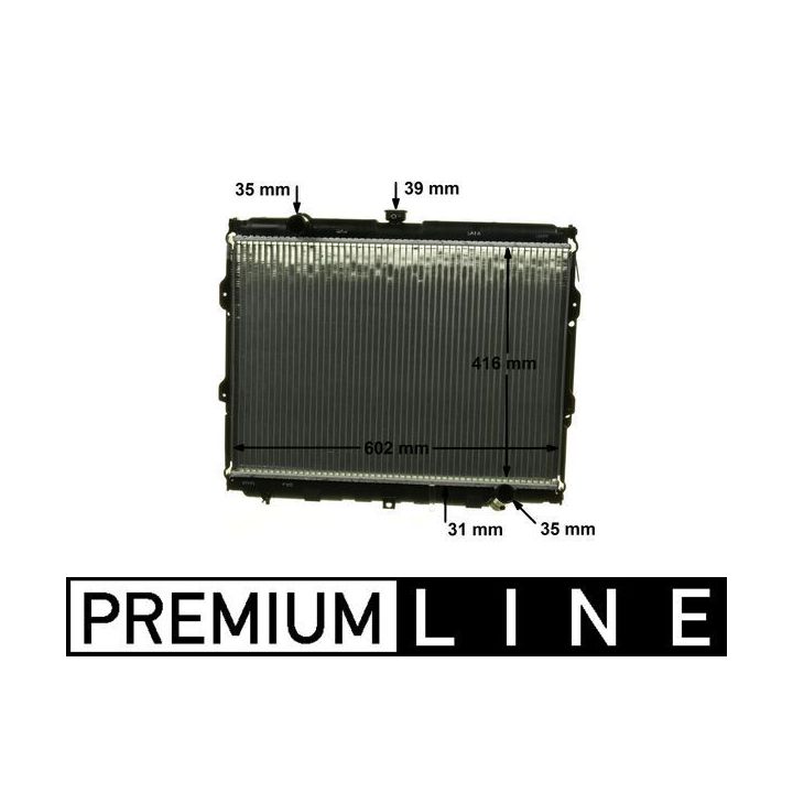 Radiatorius, variklio aušinimas MAHLE CR 1319 000P