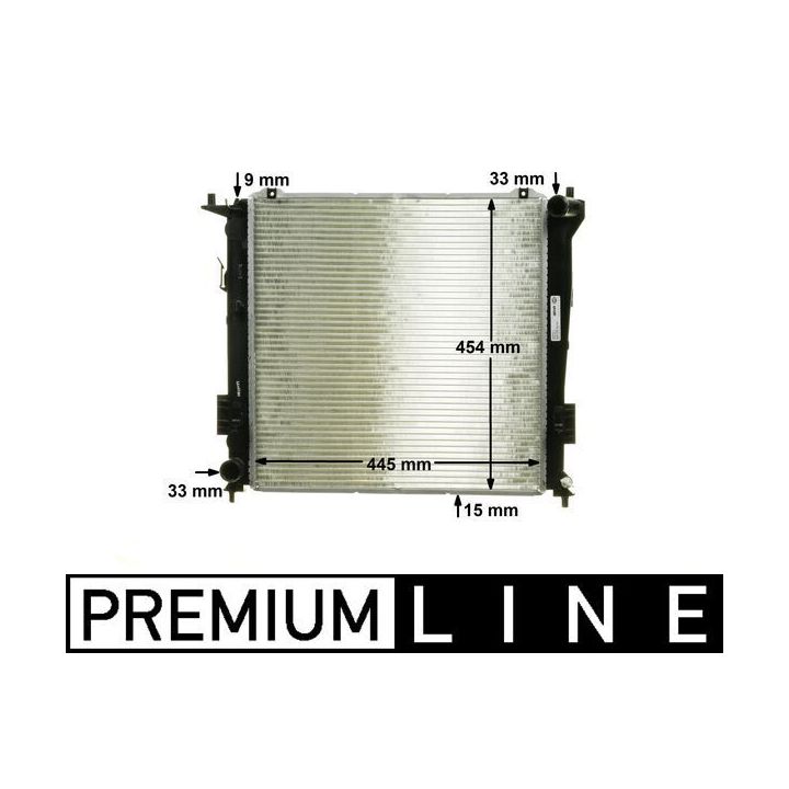 Radiatorius, variklio aušinimas MAHLE CR 1320 000P