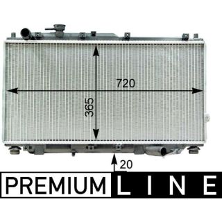 Radiatorius, variklio aušinimas MAHLE CR 1322 000P