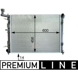 Radiatorius, variklio aušinimas MAHLE CR 1337 000P