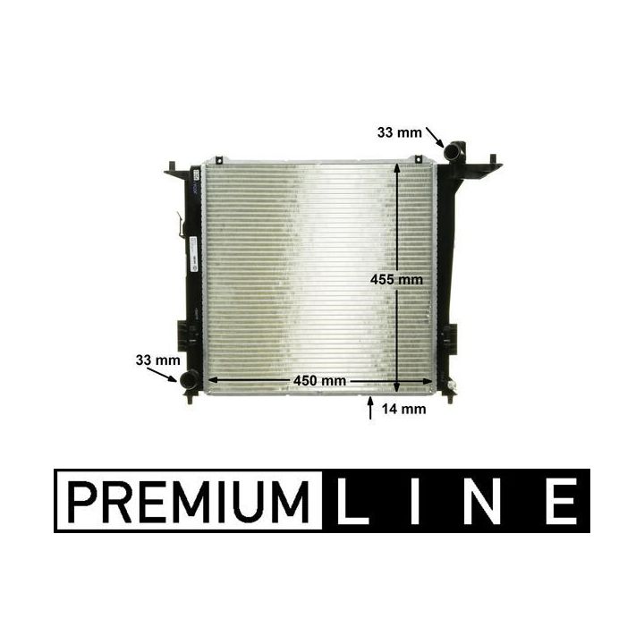 Radiatorius, variklio aušinimas MAHLE CR 1368 000P