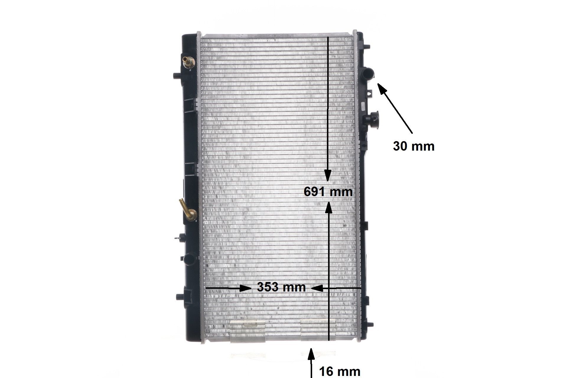 Radiatorius, variklio aušinimas MAHLE CR 1474 000S