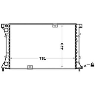 Radiatorius, variklio aušinimas MAHLE CR 1505 000S