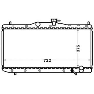 Radiatorius, variklio aušinimas MAHLE CR 1518 000S