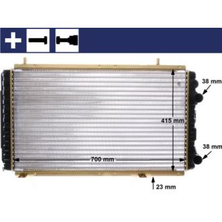 Radiatorius, variklio aušinimas MAHLE CR 168 000S