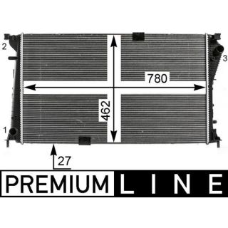 Radiatorius, variklio aušinimas MAHLE CR 19 000P