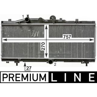 Radiatorius, variklio aušinimas MAHLE CR 1989 000P